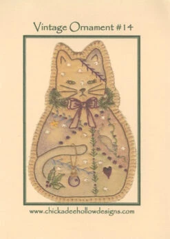 Vintage Christmas Ornament - Kitty