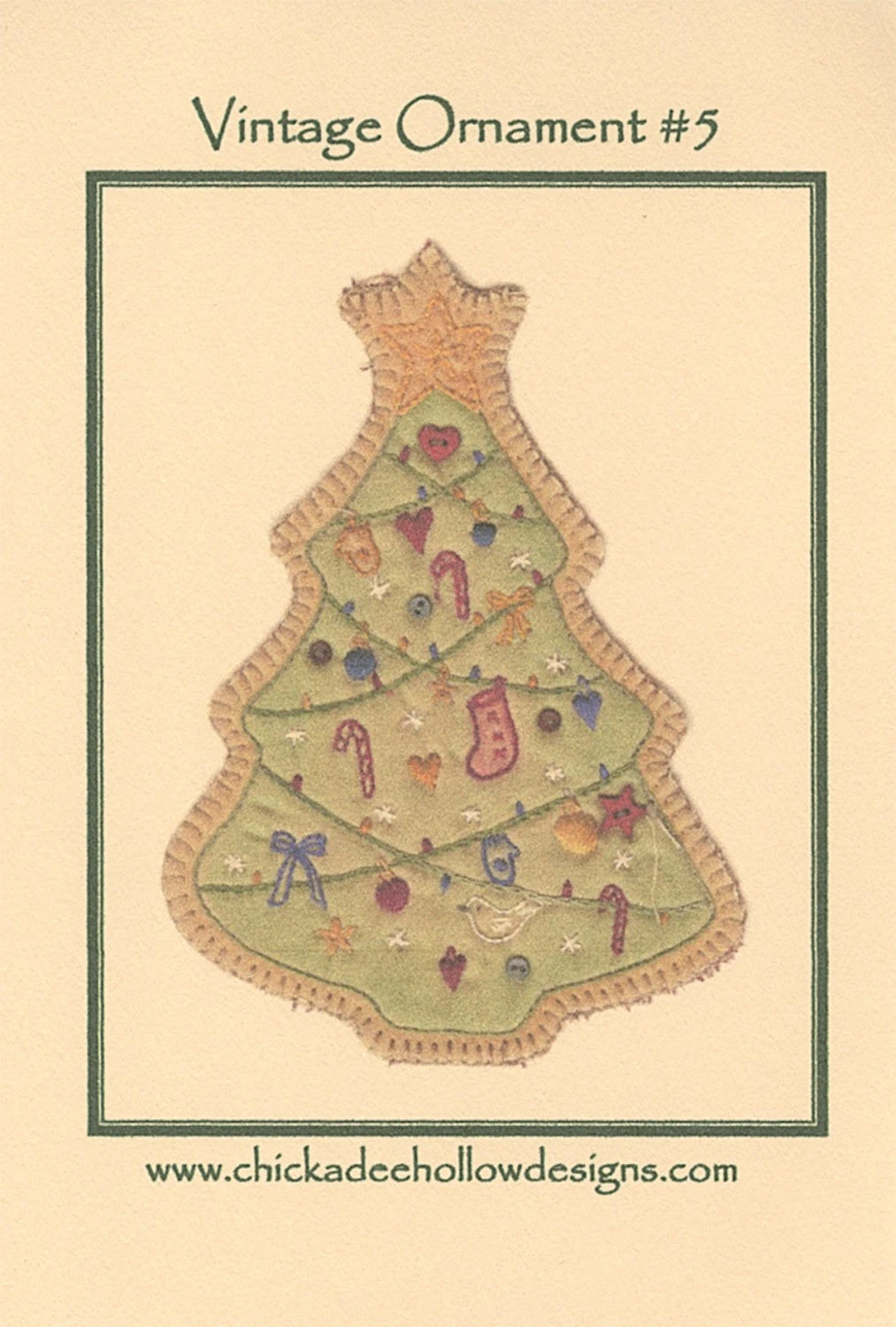 Vintage Christmas Ornament - Christmas Tree 3 Vintage Christmas Ornament - Christmas Tree