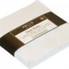 5in Squares Kona Solids White Colorway 42pcs -Qbpn CHS 120 42
