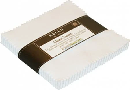 5in Squares Kona Solids White Colorway 42pcs 3 5in Squares Kona Solids White Colorway 42pcs