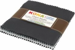 5in Squares Kona Cotton Stormy Skies Palette, 42pcs/bundle