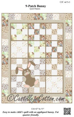 9 Patch Bunny Pattern