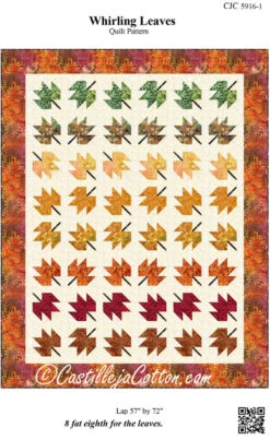 Whirling Leaves Quilt Pattern