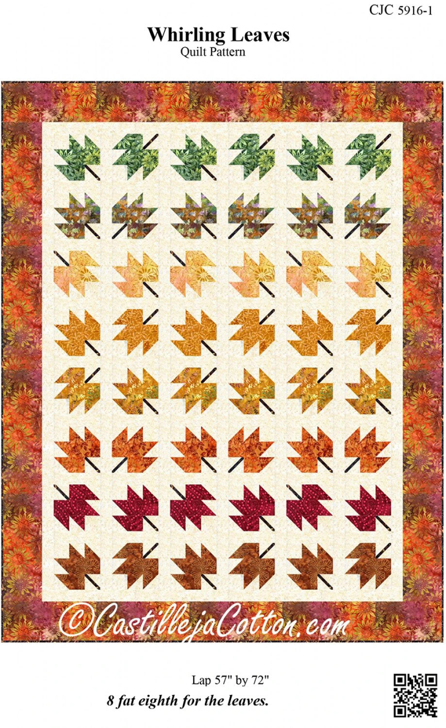 Whirling Leaves Quilt Pattern 3 Whirling Leaves Quilt Pattern
