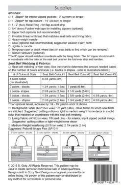 Market Tote Seat Belt Bag Kit In Dark Grey And Taupe 5 Market Tote Seat Belt Bag Kit In Dark Grey And Taupe -Qbpn CND122TWGT 1