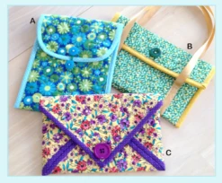Three Envelope Tablet Totes Downloadable Pattern