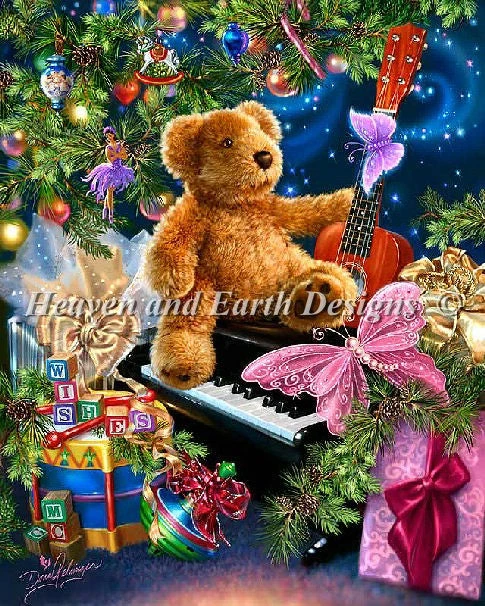 Christmas Bear Wishes Cross Stitch By Dona Gelsinger 4 Christmas Bear Wishes Cross Stitch By Dona Gelsinger - Image 2