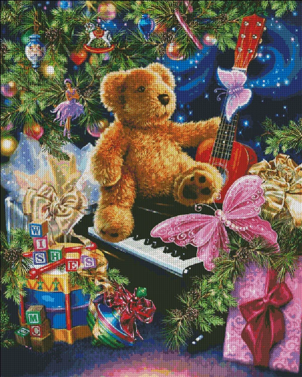 Christmas Bear Wishes Cross Stitch By Dona Gelsinger 3 Christmas Bear Wishes Cross Stitch By Dona Gelsinger