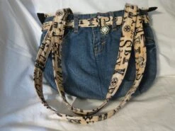 Denim Pants Tote Bag Downloadable Pattern
