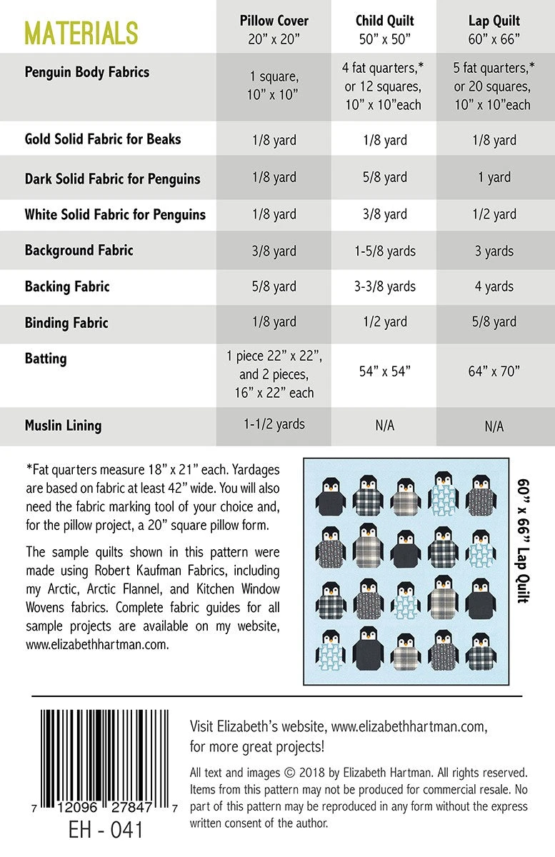 Penguin Party Quilt Pattern 4 Penguin Party Quilt Pattern - Image 2