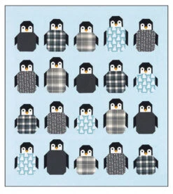 Penguin Party Quilt Pattern 7 Penguin Party Quilt Pattern -Qbpn EH041 2