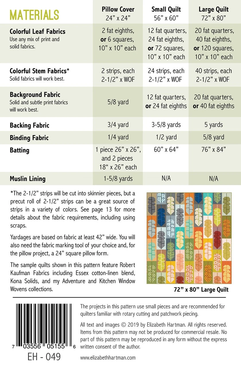 Leafy Quilt Quilt Pattern 4 Leafy Quilt Quilt Pattern - Image 2
