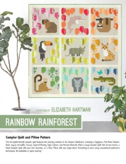 Rainbow Rainforest Quilt Pattern