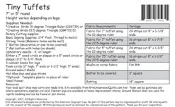 Tiny Tuffets Round 5in And 7in Kit -Qbpn EUQ314 1