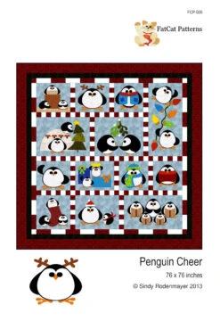 Penguin Cheer Quilt Pattern