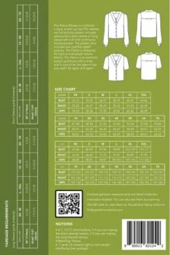 Patina Blouse Pattern -Qbpn FPC PB032 1