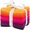 Fat Quarter Kona Cotton Birds Of Paradise Palette, 12pcs/bundle OOS -Qbpn FQ 1372 12