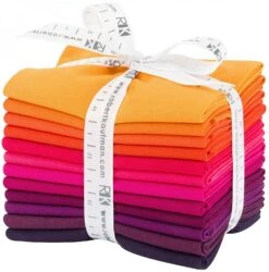 Fat Quarter Kona Cotton Birds Of Paradise Palette, 12pcs/bundle OOS
