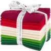 Fat Quarter Kona Cotton Christmas Holiday Palette, 12pcs/bundle -Qbpn FQ 1379 12
