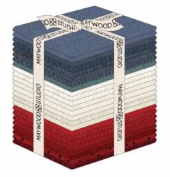 Fat Quarter Woolies Three Cheers 24pcs/bundle