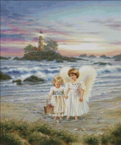 Footprints2 Cross Stitch By Dona Gelsinger