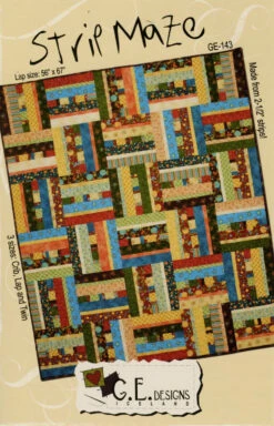 Strip Maze Quilt Pattern