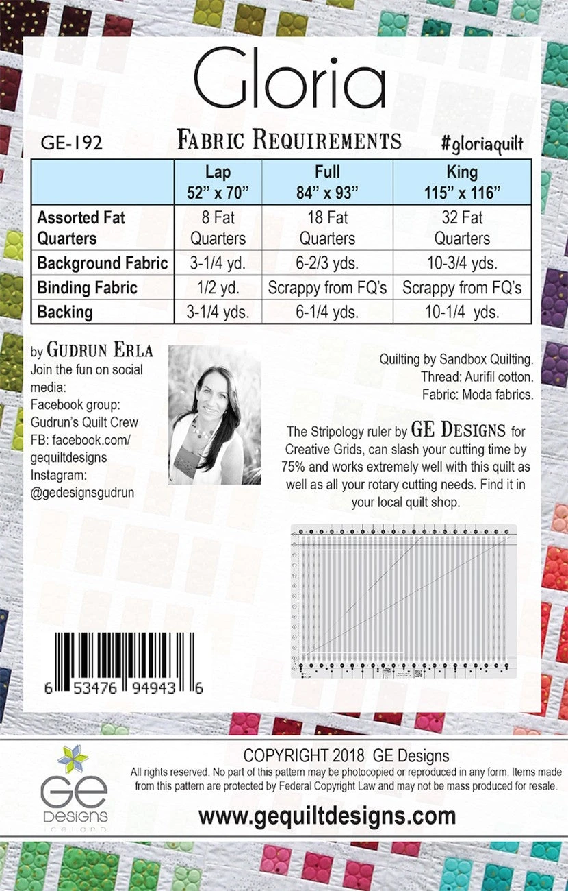 Gloria Quilt Pattern 4 Gloria Quilt Pattern - Image 2