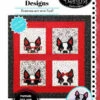 Boston Terrier Peek-A Boo Machine Embroidery Designs -Qbpn GP 101 DDE