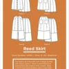 Reed Skirt Sizes 0-18 Pattern 1 Reed Skirt Sizes 0-18 Pattern -Qbpn GS12002P 018