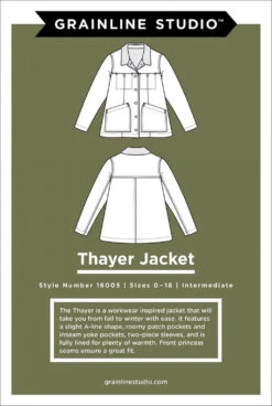 Thayer Jacket Sizes 0-18