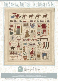 The Santa The Tree The Turkey And Me Quilt Pattern