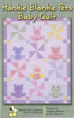 CD Hankie Blankie Pets Baby Quilt Machine Embroidery