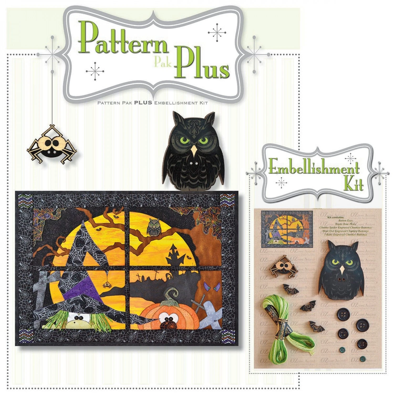 Boo Buddies Window Pane Pattern Pak Plus 3 Boo Buddies Window Pane Pattern Pak Plus