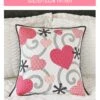 Hearts & Swirls Quilted Pillow Downloadable Pattern -Qbpn Hearts SwirlsCover