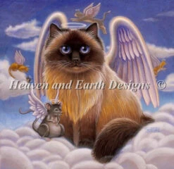 Heavenly Companions Cross Stitch By Randal Spangler