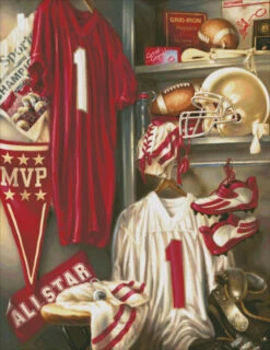 Hometown Hero Football Cross Stitch By Dona Gelsinger