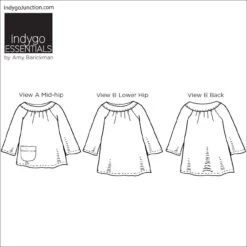 Indygo Essentials: Raglan Top -Qbpn IJ1167E 2