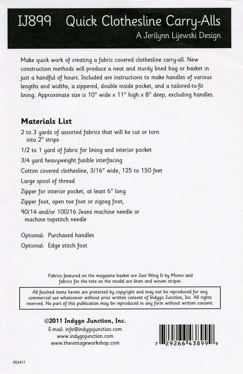 Quick Clothesline Carry-Alls 4 Quick Clothesline Carry-Alls - Image 2