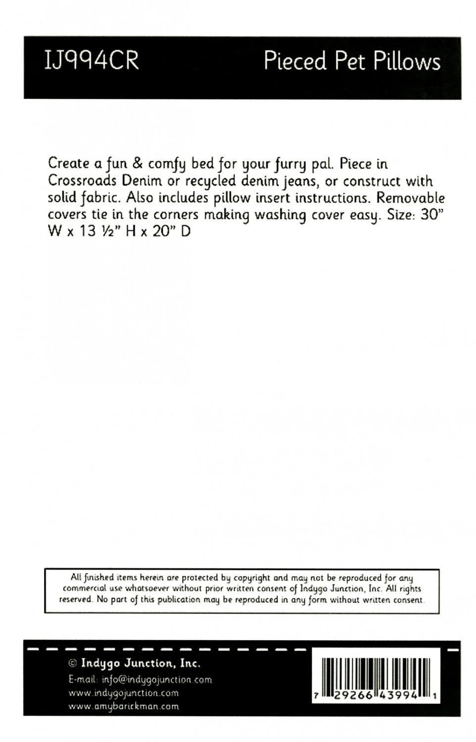 Pieced Pet Pillows 4 Pieced Pet Pillows - Image 2