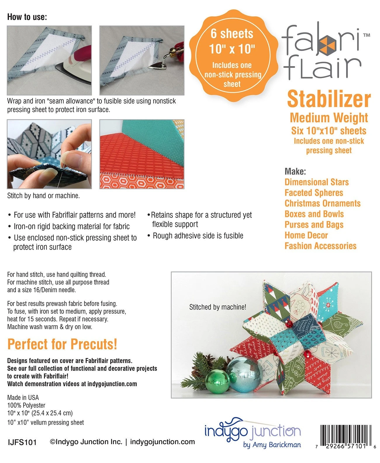 Wall Art Stars Fabriflair Pattern 6 Wall Art Stars Fabriflair Pattern - Image 4