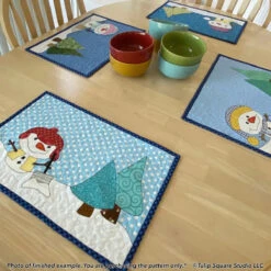 Frosty Friends Placemats Set Downloadable Pattern -Qbpn IMG 25B60BC4CD82 1