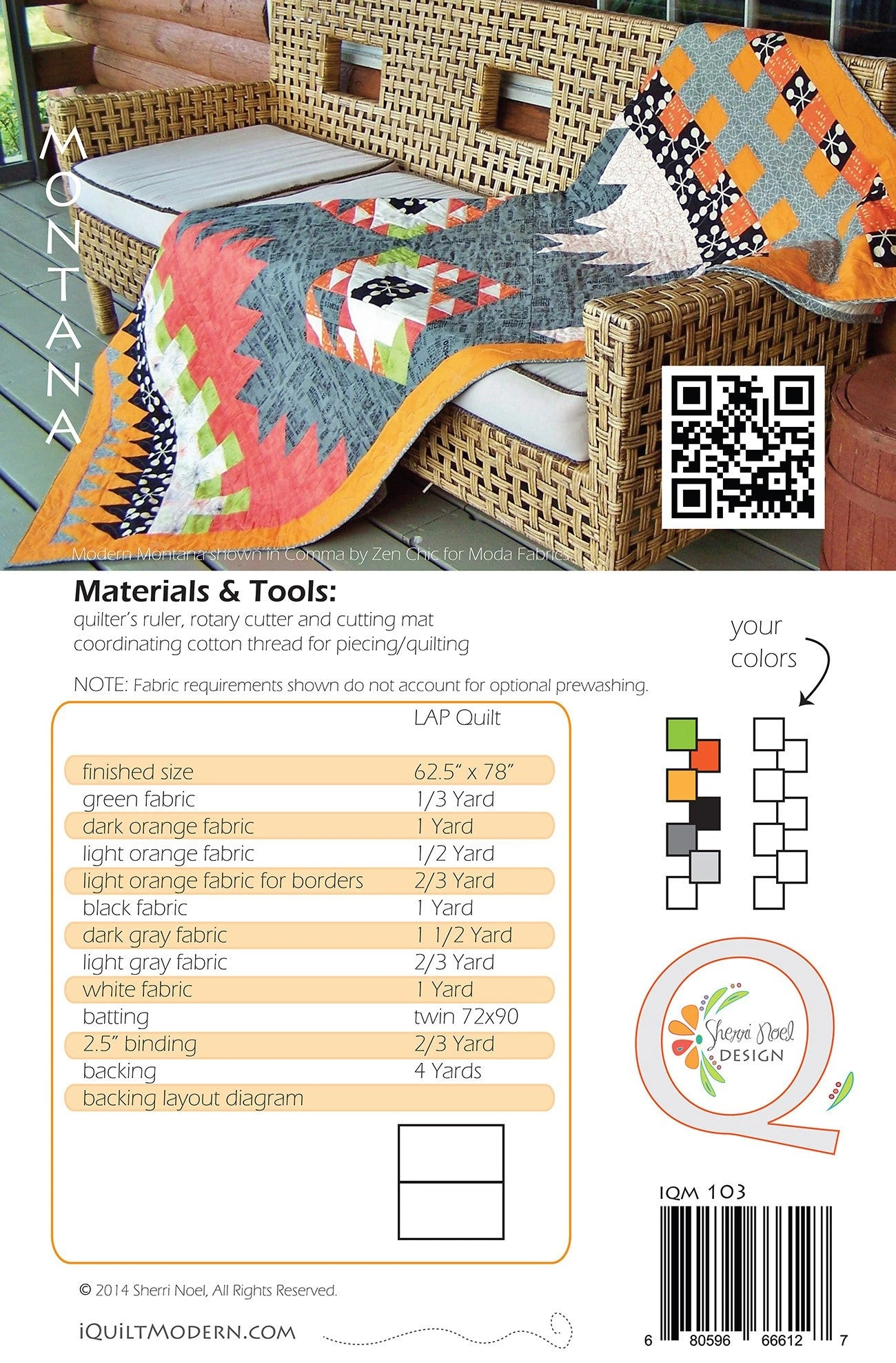 Montana Quilt Pattern 4 Montana Quilt Pattern - Image 2