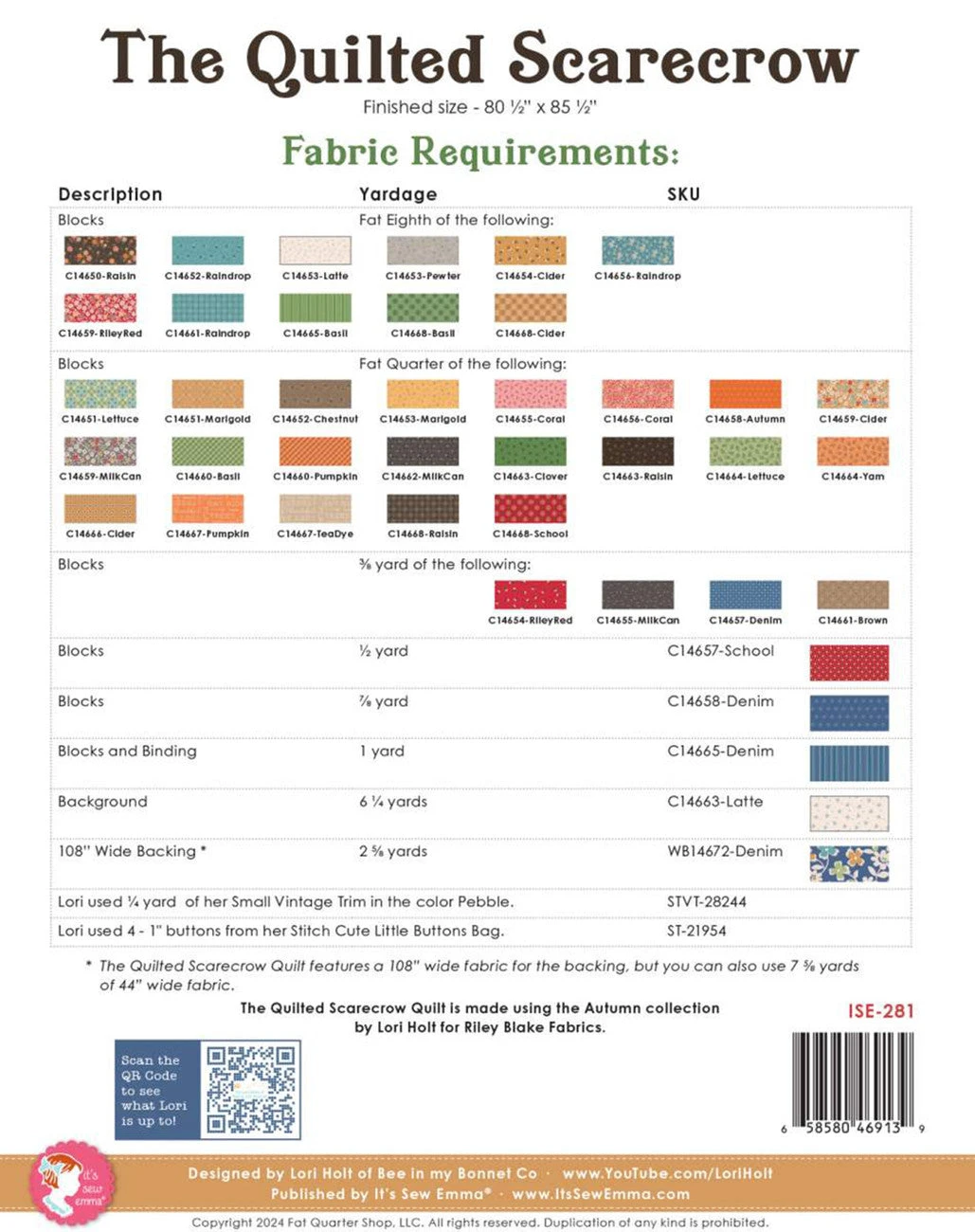 The Quilted Scarecrow Quilt Pattern 4 The Quilted Scarecrow Quilt Pattern - Image 2