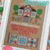 Quilters Cottage Cross Stitch Pattern -Qbpn ISE 403