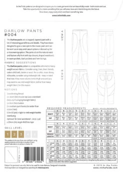 Darlow Pants Printed Pattern -Qbpn ITF 004 1