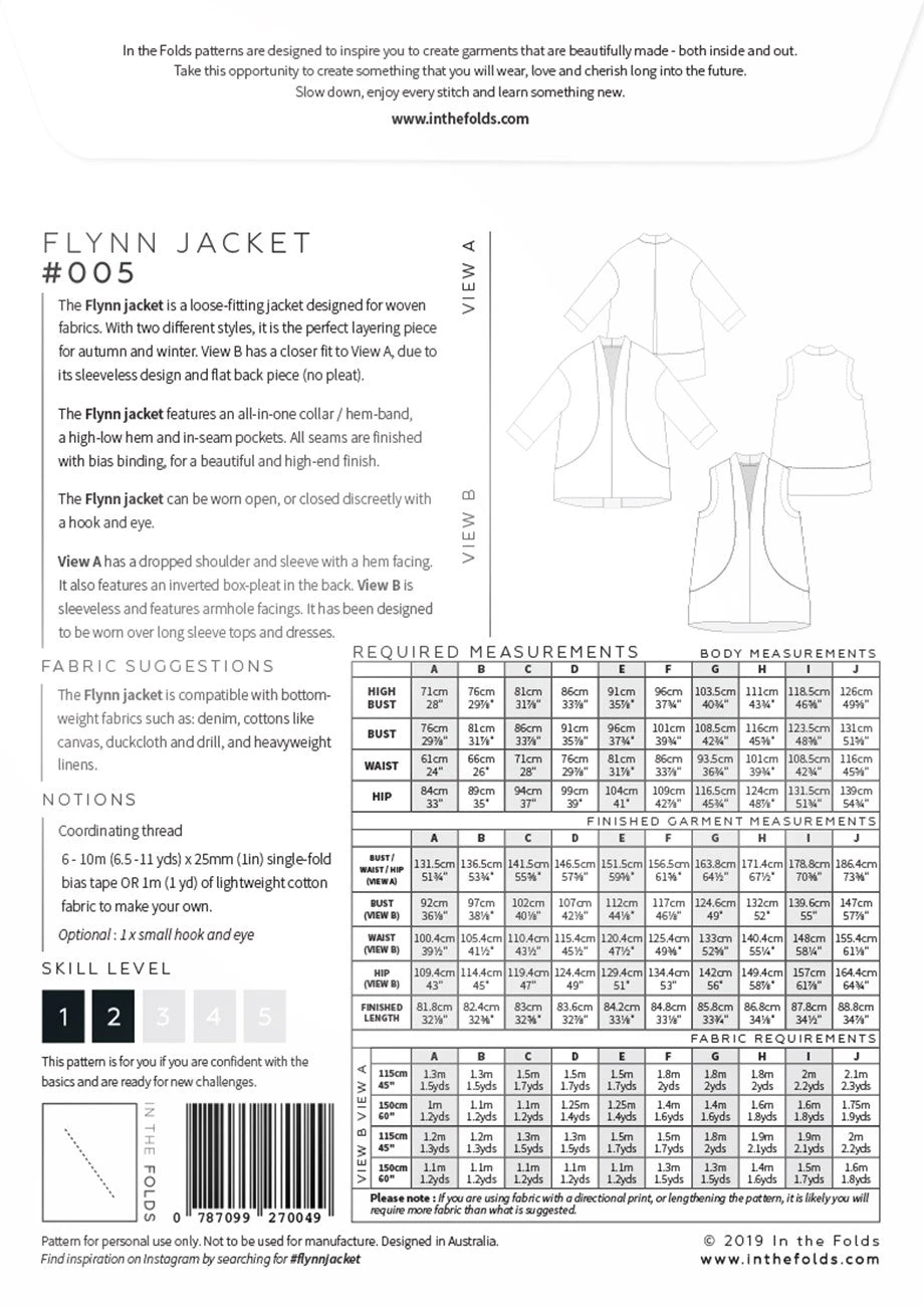 Flynn Jacket Printed Pattern 4 Flynn Jacket Printed Pattern - Image 2
