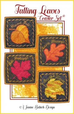 Falling Leaves Coaster Set Pattern