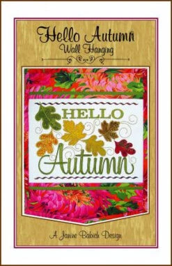 Hello Autumn Wall Hanging Quilt Pattern