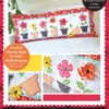May Flowers Bench Pilliow - Machine Emboidery -Qbpn KD521