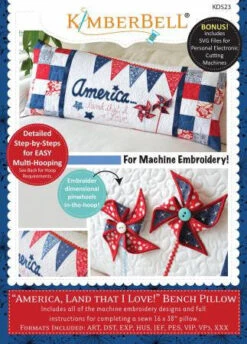 America, Land That I Love! - Bench Pillow CD